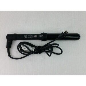 L'ange Hair Curling Wand HT015B Lange Curling Iron 1 Inch Titanium Black Tested